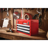 Portable 20.5-in W x 12-in H x 8.5-in D 3-Drawer Red Steel Tool Box CMST98245RB