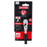 V-Series 80-Tooth 1/4-in Drive Comfort Grip Handle Flexible Head Ratchet CMMT86305V