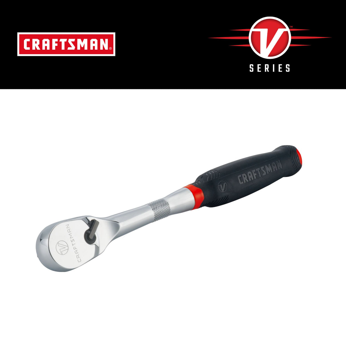 V-Series 96-Tooth 1/2-in Drive Comfort Grip Handle Ratchet CMMT86334V