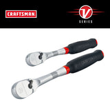 V-Series 2-Piece 96-Tooth 3/8-in; 1/2-in Drive Comfort Grip Handle Ratchet Set CMMT86504V