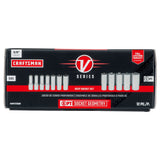 V-Series 3/8-in Drive Standard (SAE) Deep Socket Set (12-Pieces) CMMT17360V