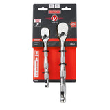 V-Series 2-Piece 96-Tooth Set Drive Comfort Grip Handle Ratchet Set CMMT86503V