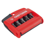 V-Series 18-Piece Bi-material Handle Ratcheting Multi-bit Assorted Drive Screwdriver Set CMHT68143V