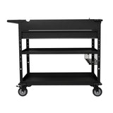 Steel Storage Module 40-in Work Cart with Power Tool Holder - Black MUC4039B