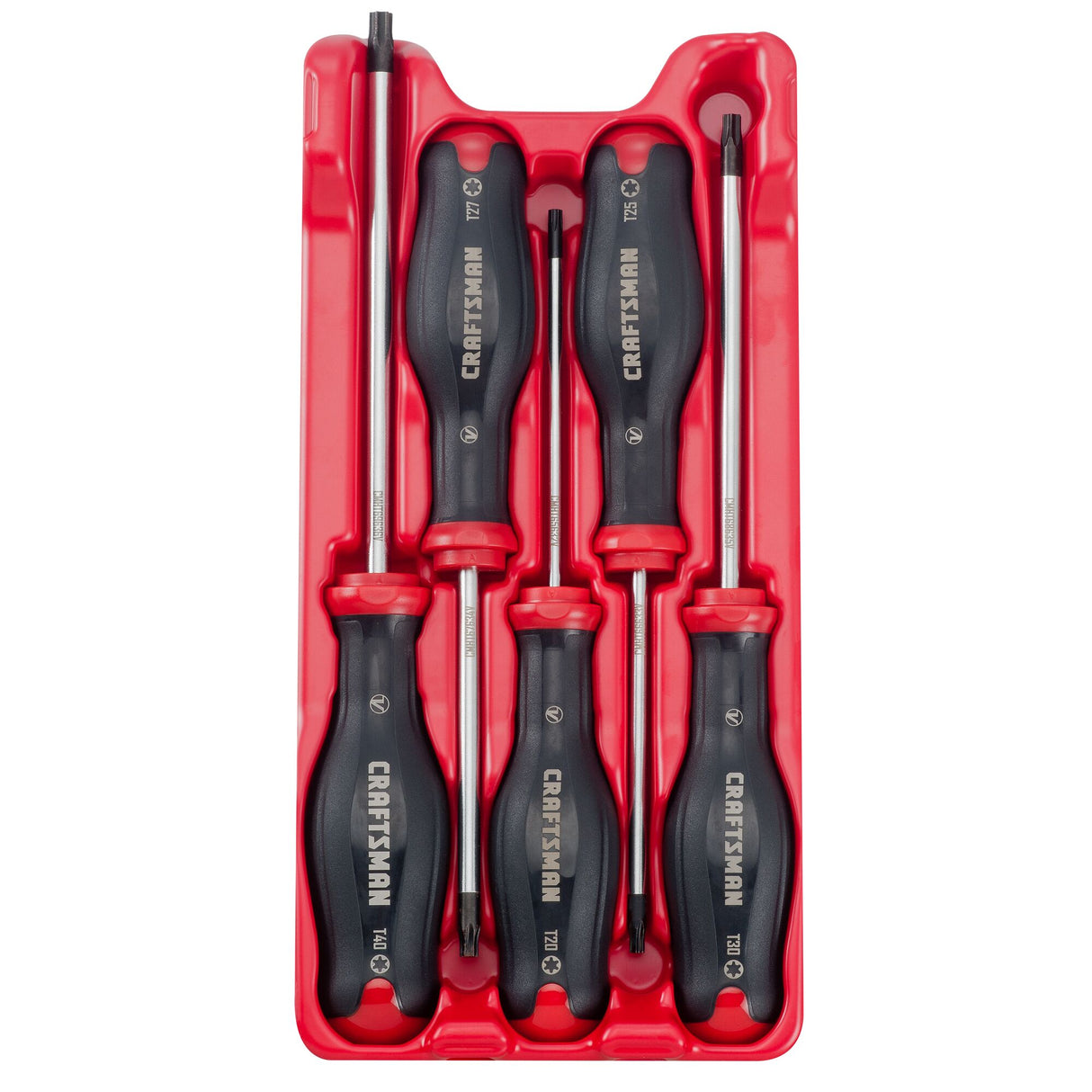 V-Series 5-Piece Bi-material Handle Assorted Drive Screwdriver Set CMHT65630V