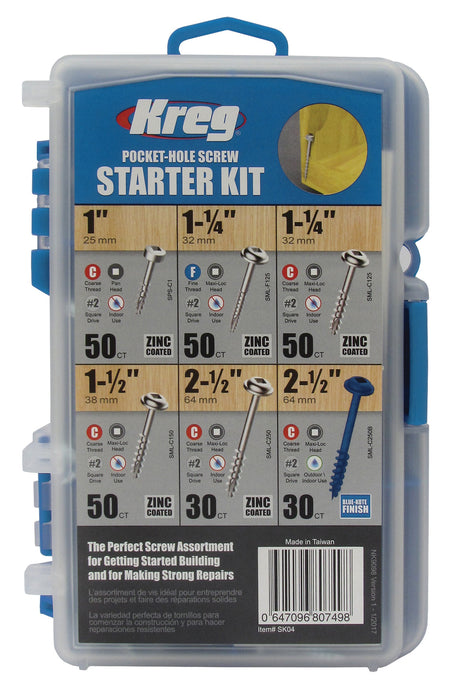 3/8-in Pocket-hole Jig 320 with Sk04 Starter Screw Kit KPHJ320L