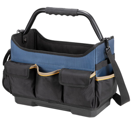 Black/Blue Ballistic Nylon 15-in Tool Bag PB1580