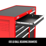 2000 Series 26-in W x 36.5-in H 5-Drawer Steel Rolling Tool Cabinet (Red) CMST98268RB