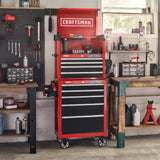 2000 Series 26-in W x 36.5-in H 5-Drawer Steel Rolling Tool Cabinet (Red) CMST98268RB