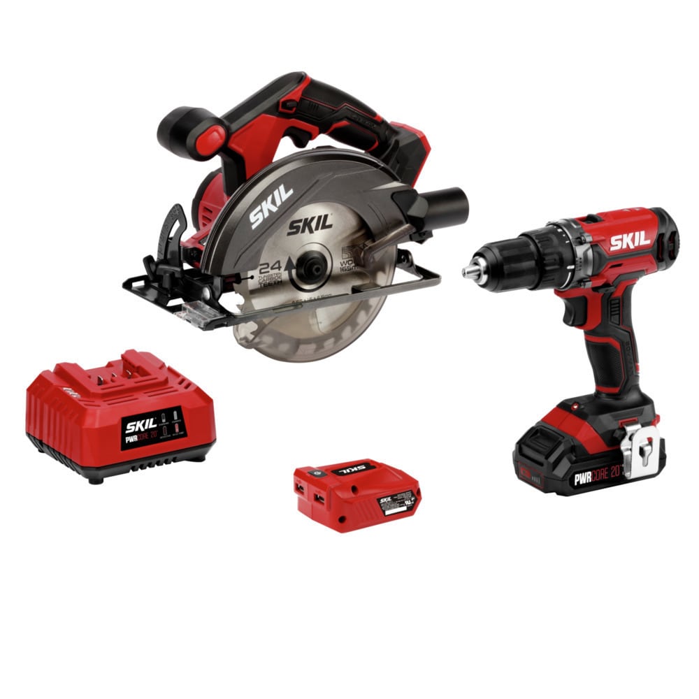 PWR CORE 20-volt 3-Tool Power Tool Combo Kit (1-Battery Included and Charger Included) CB739301