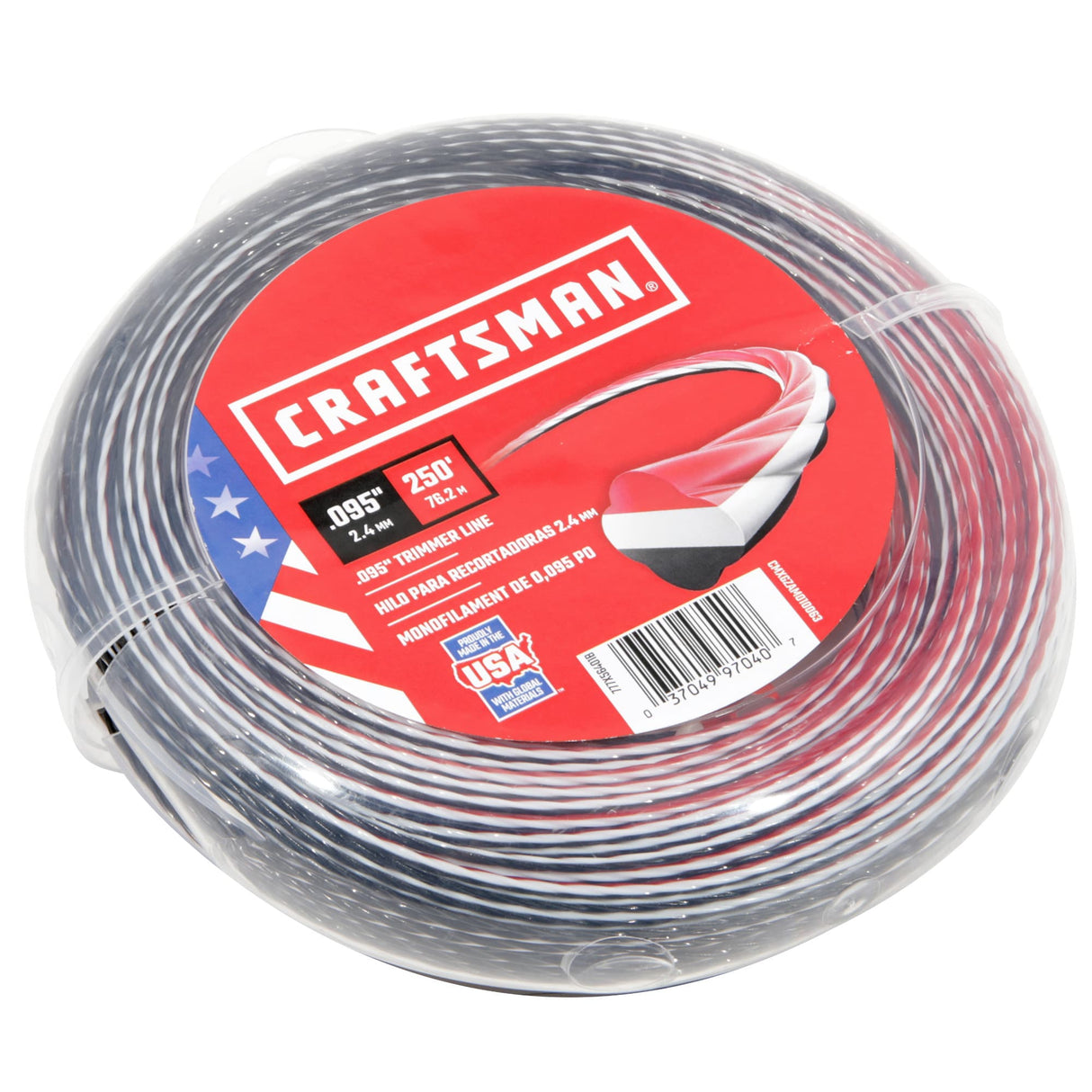 0.095-in x 250-ft Spooled Trimmer Line CMXGZAM010063