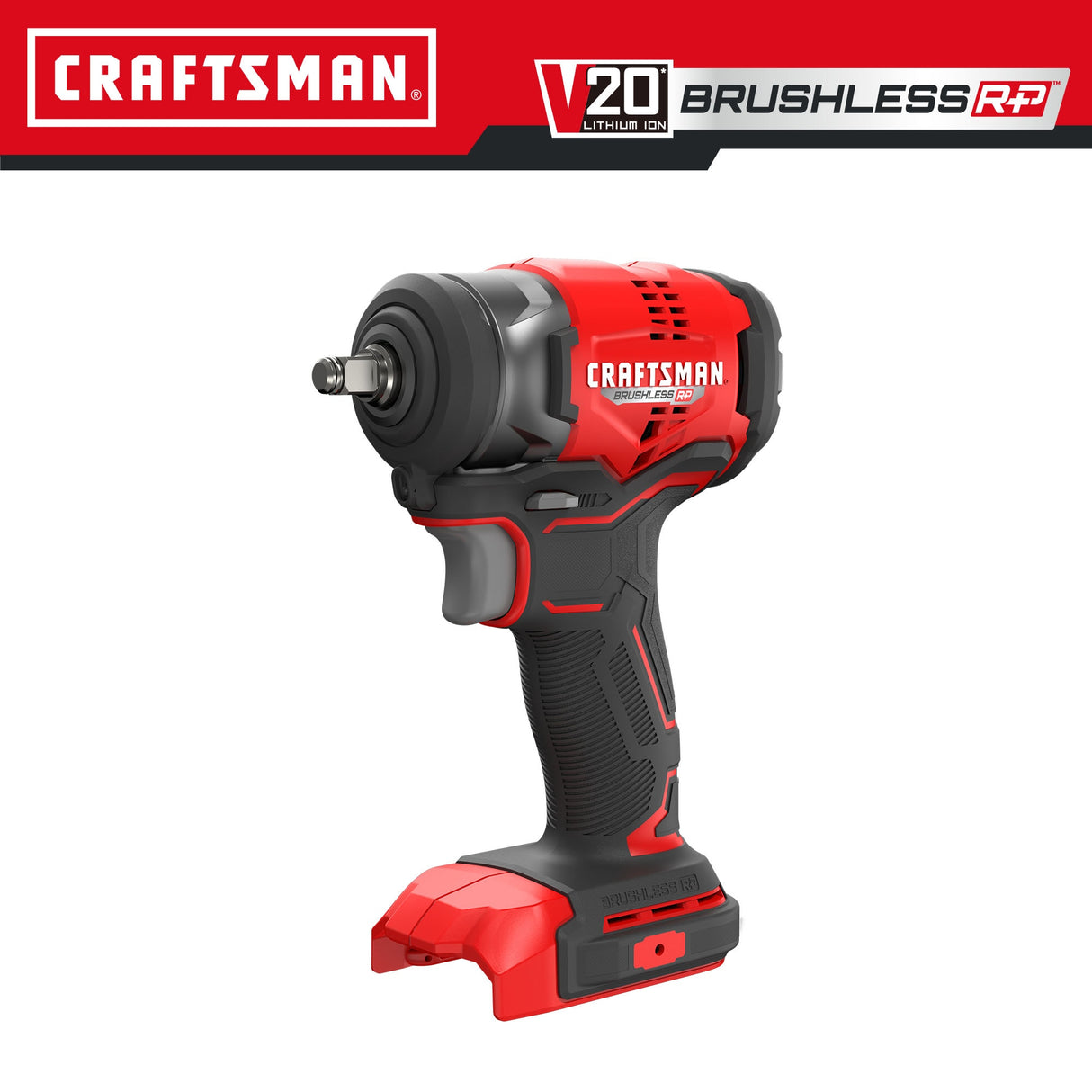 V20 RP 20-volt Max Variable Speed Brushless 3/8-in Drive Cordless Impact Wrench (Bare Tool) CMCF911B