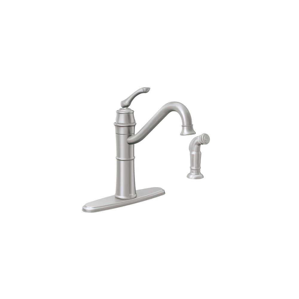 Wetherly Kitchen Faucet Spot Resist Stainless High Arc 87999SRS