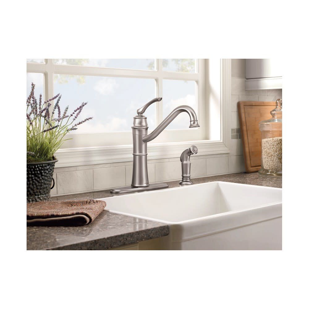 Wetherly Kitchen Faucet Spot Resist Stainless High Arc 87999SRS