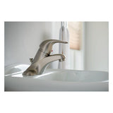 Adler Bathroom Faucet Spot Resist Brushed Nickel Low Arc WSL84502SRN