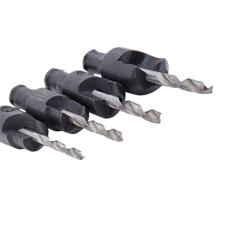 4-Piece 1/8-in x 1-5/8-in High-speed Steel Countersink Twist Drill Bit 80277