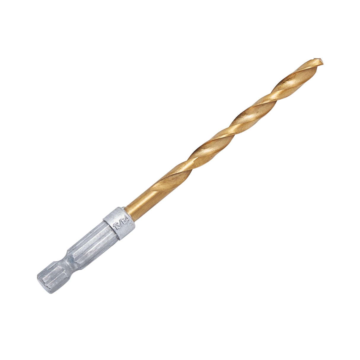 4-1/4-in Titanium Coated Hss Jobber Length Twist Drill Bit 80859