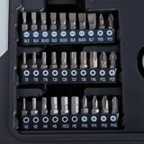 Universal 115-Piece Standard (SAE) and Metric Matte Mechanics Tool Set with Hard Case 87219