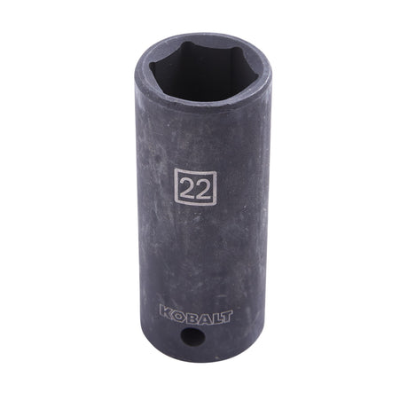 Metric 1/2-in Drive 22Mm 6-point Impact Socket 85384