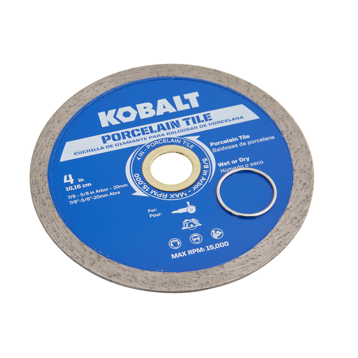 4-in Wet/Dry Continuous Rim Diamond Saw Blade CRD04