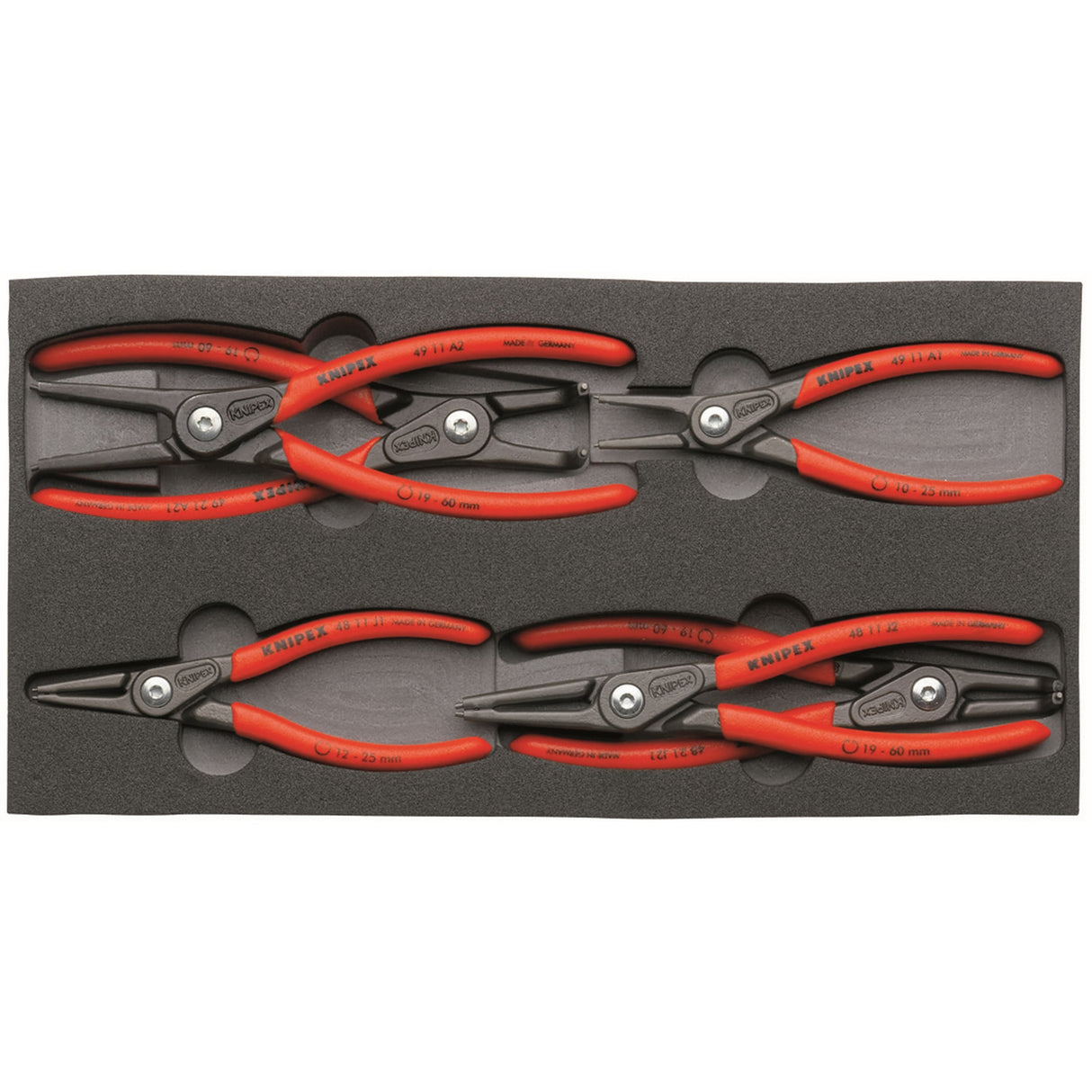 6-Pack Snap Ring Plier Set with Hard Case 00 20 01 V02