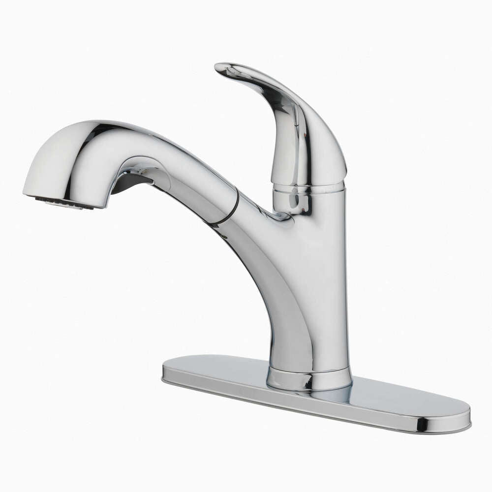 Pacifica Kitchen Faucet One Handle Brushed Nickel 67737-1104
