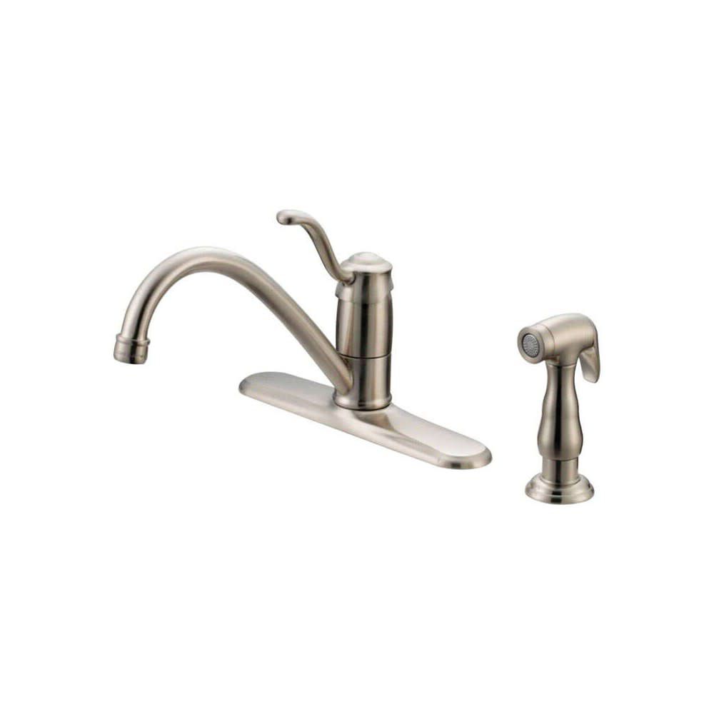Tucana Kitchen Faucet One Handle Brushed Nickel 67814W-1104