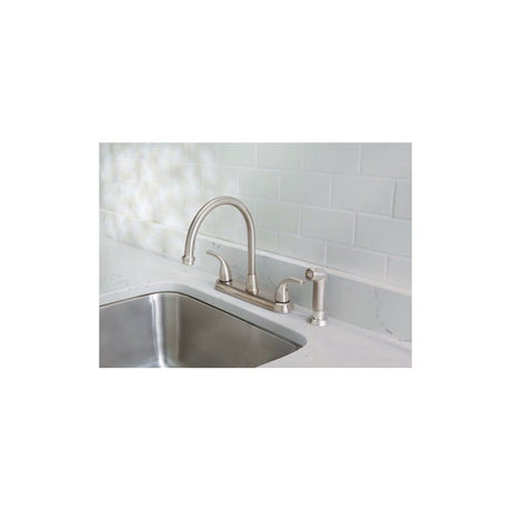 Pacifica Kitchen Faucet Two Handle Brushed Nickel 67157-1104