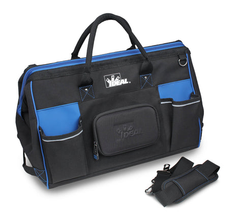 Pro Series Blue Polyester 11.5-in Zippered Electrician's Tote 37-012