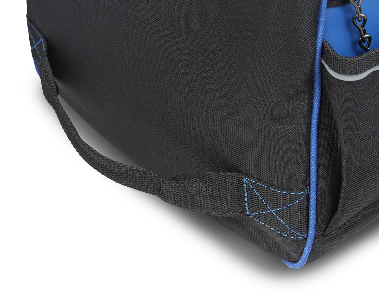 Pro Series Blue Polyester 11.5-in Zippered Electrician's Tote 37-012