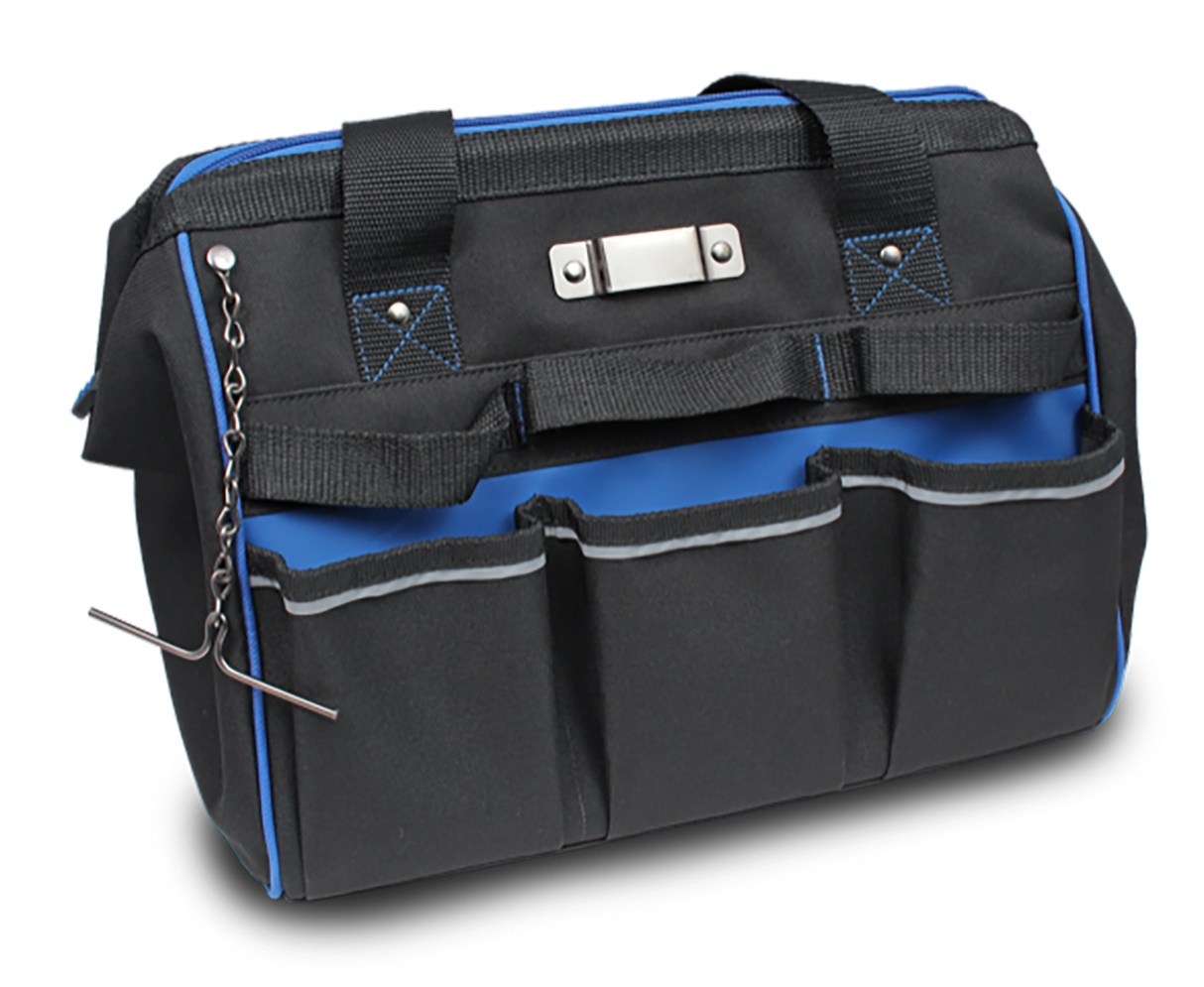 Pro Series Blue Polyester 9-in Zippered Electrician's Tote 37-010