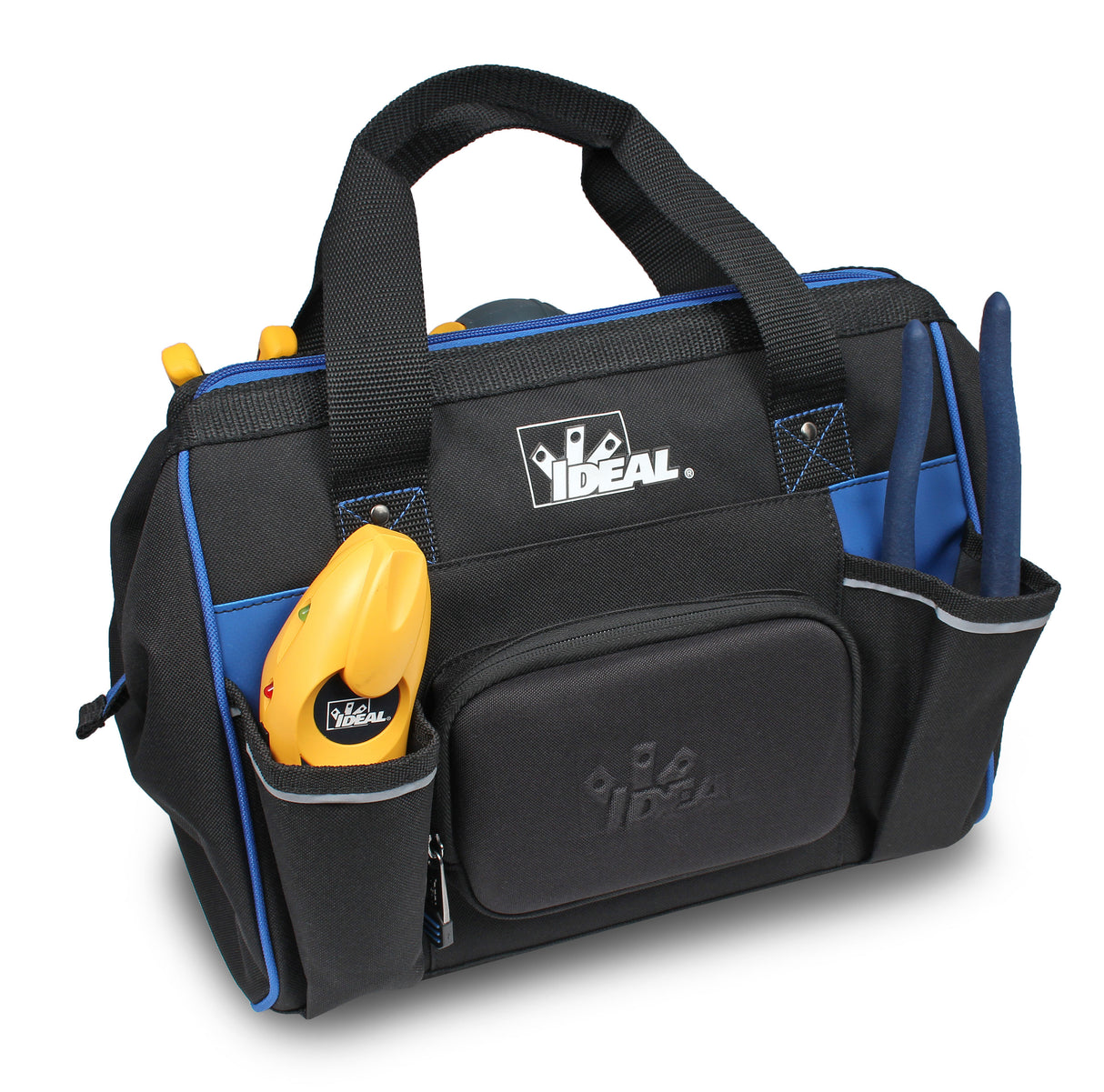 Pro Series Blue Polyester 9-in Zippered Electrician's Tote 37-010