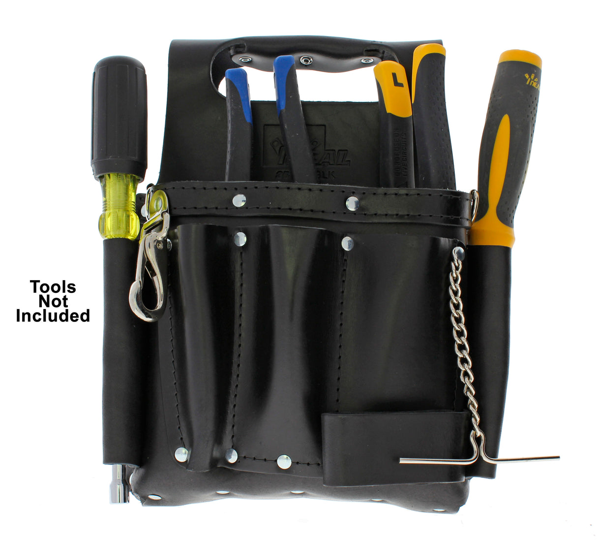 Leather Electrician Tool Pouch 35-950BLK