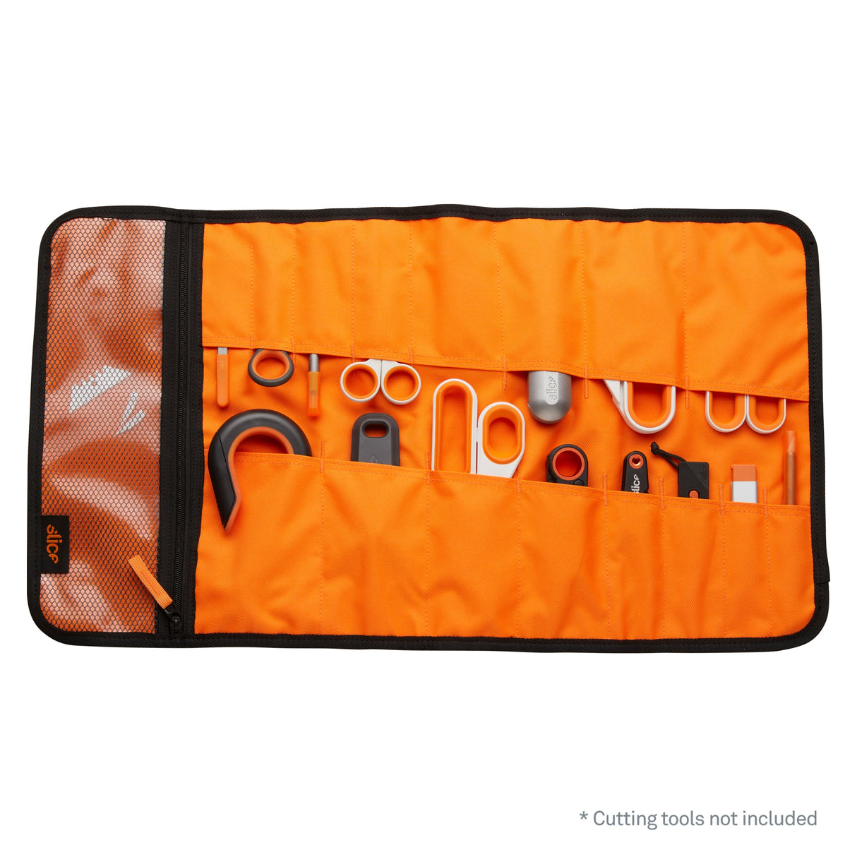 Black/Orange Polyester 14.57-in Tool Roll 10478