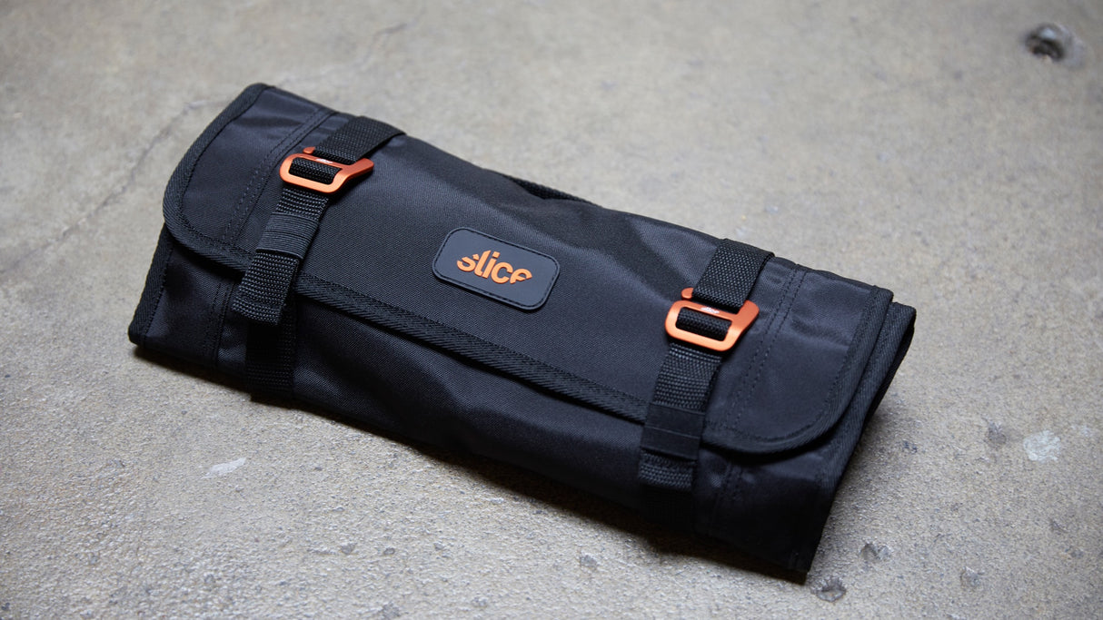 Black/Orange Polyester 14.57-in Tool Roll 10478