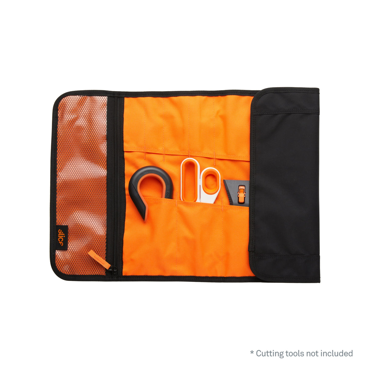 Black/Orange Polyester 14.57-in Tool Roll 10478