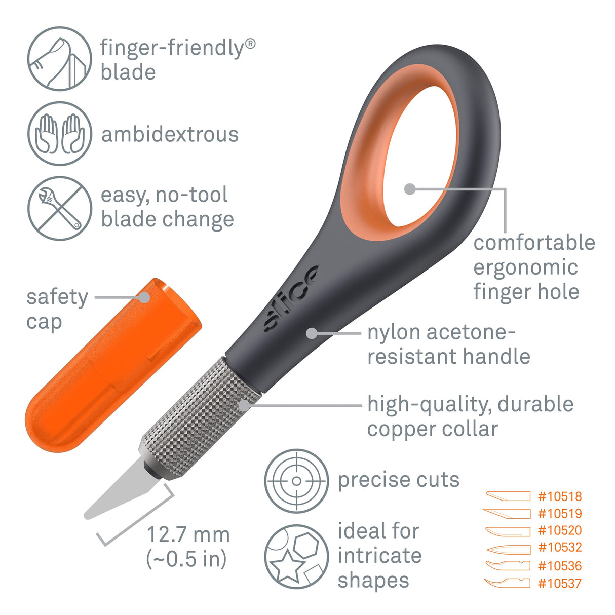 Precision Knife 6.3Mm 1-Blade Utility Knife 10580