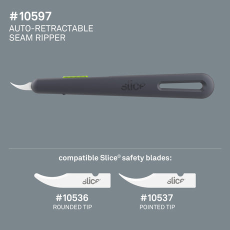 Auto-Retractable Seam Ripper 6Mm 1-Blade Retractable Utility Knife 10597