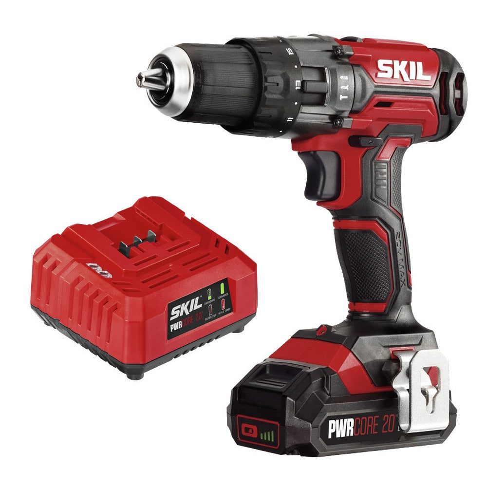 PWR CORE 1/2-in 20-volt Variable Speed Cordless Hammer Drill (1-Battery Included) HD527802