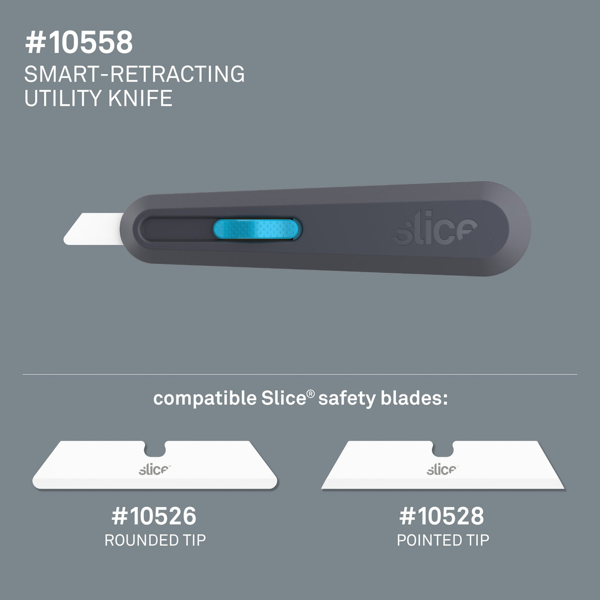 Smart-Retracting 12Mm 1-Blade Retractable Utility Knife 10558