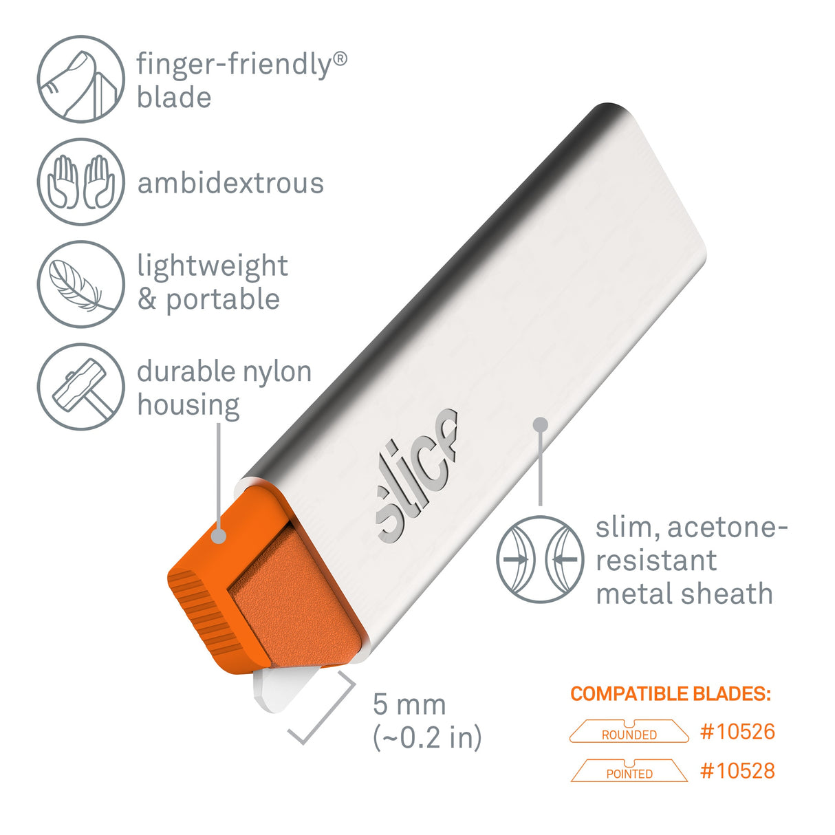 Manual Carton Cutter 19Mm 1-Blade Retractable Utility Knife 10585