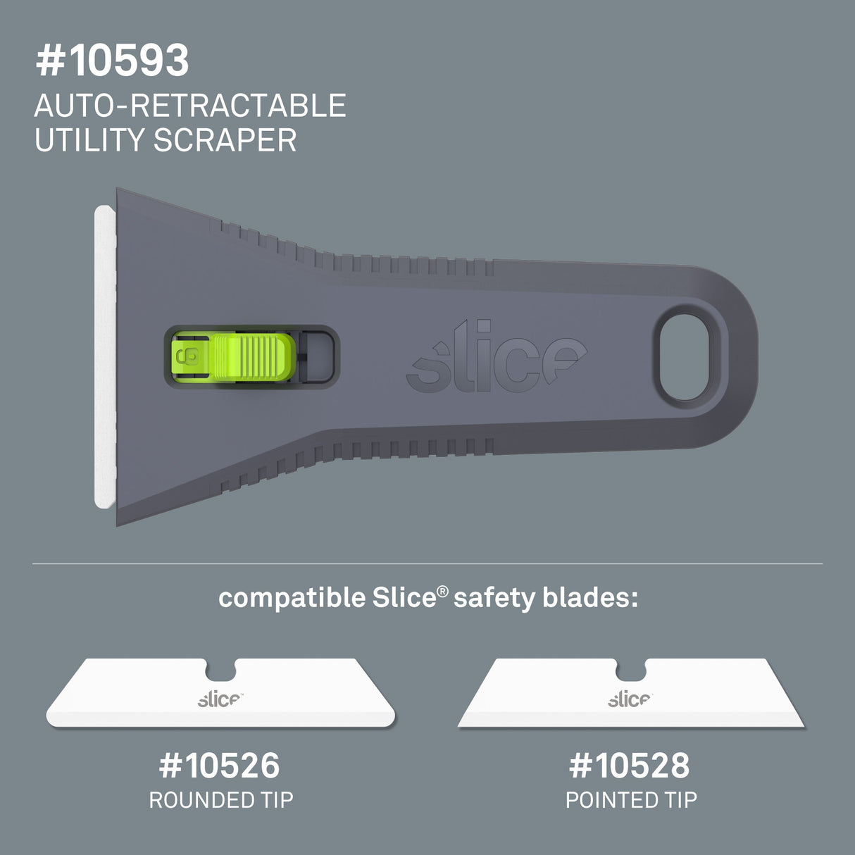 Auto-Retractable Utility Scraper 19Mm 1-Blade Retractable Utility Knife 10593