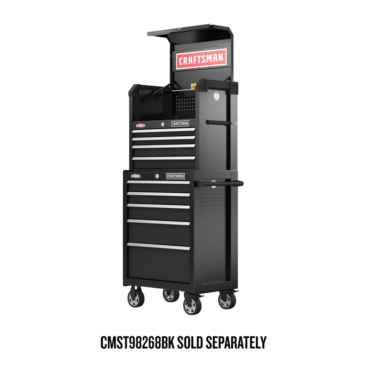 2000 Series 26-in W x 24.7-in H 4-Drawer Steel Tool Chest (Black) CMST98267BK