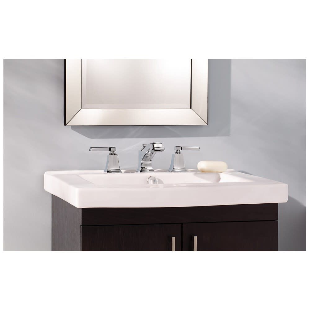 Boardwalk Bathroom Lavatory Faucet Chrome 1 Handle High Arc WS84820