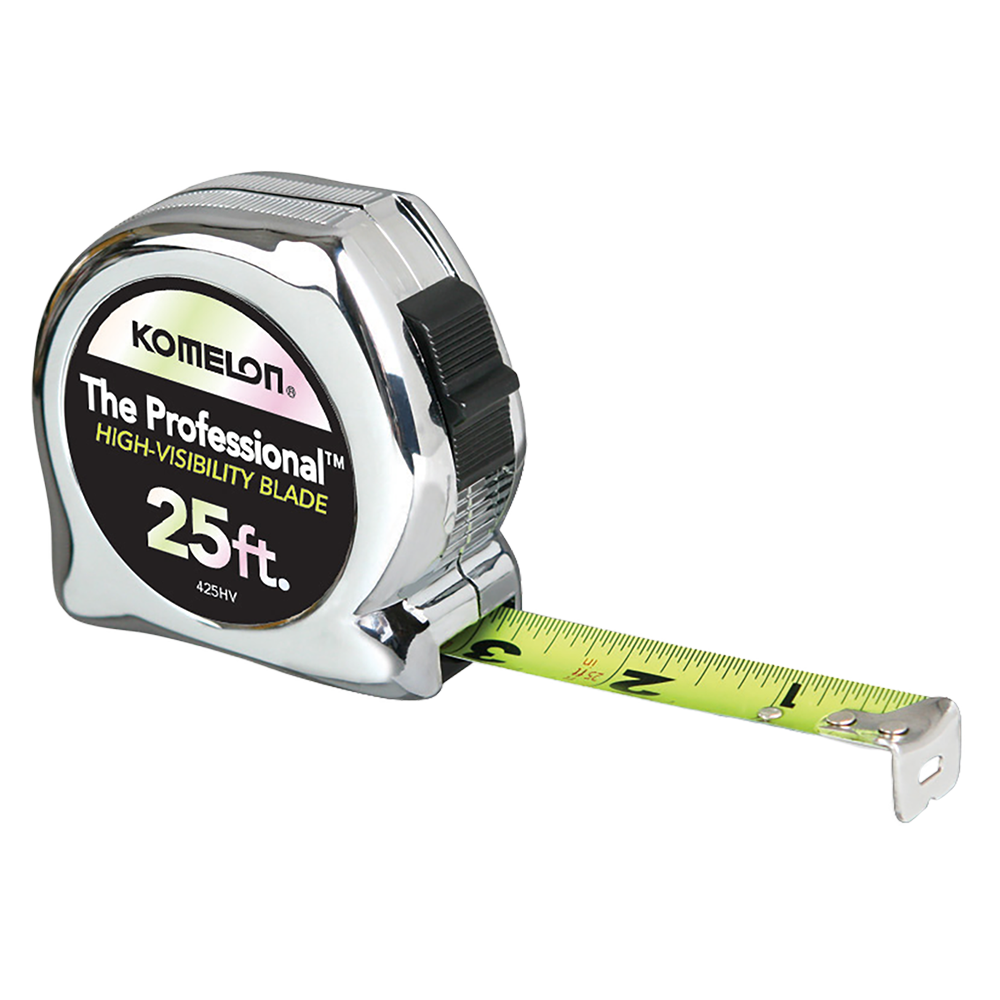 Chrome Professional 25-ft Tape Measure 425HV