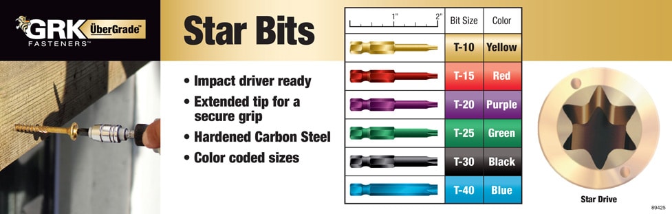 2-in T10 Torx Screwdriver Bit (2-Piece) 187419