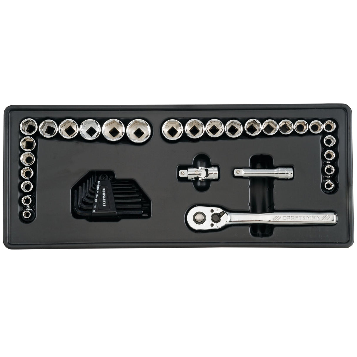 104-Piece Standard (SAE) Polished Chrome Mechanics Tool Set with Hard Case CMMT45068