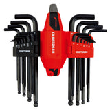 20-key Standard (Sae) and Metric Combination Hex Key Set CMHT26028