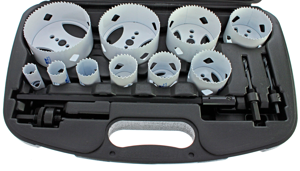 4-1/2-in Carbide-tipped Arbored Adjustable Hole Saw Kit with Hard Case 36-501