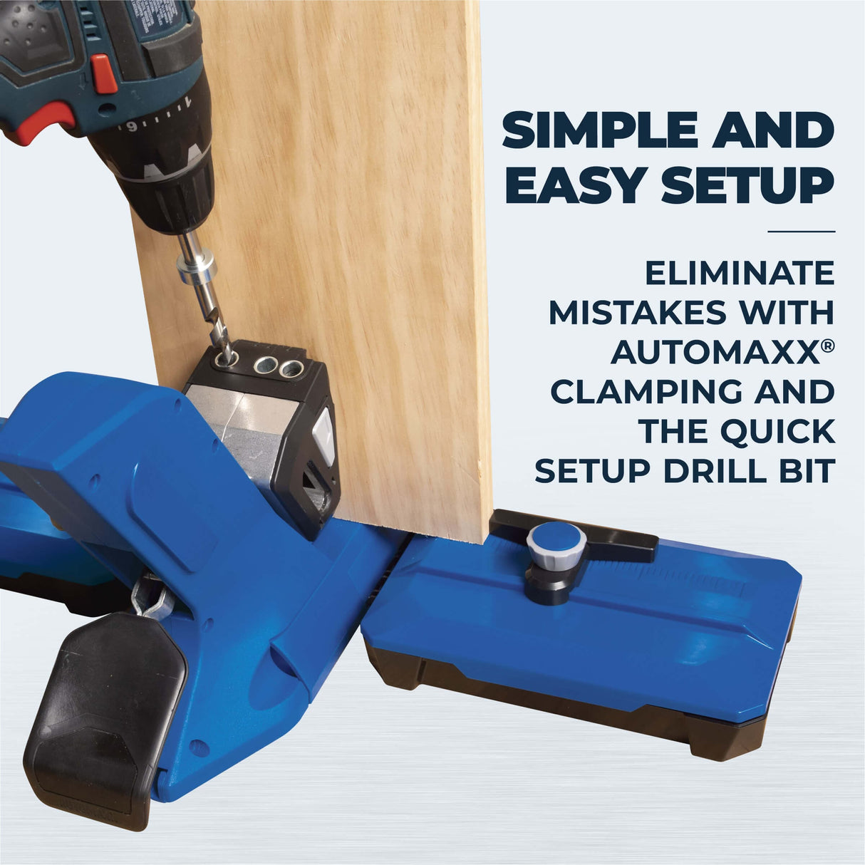 Pocket-Hole Jig 720PRO Plus - Premium, Advanced Jig for Rock-Solid Pocket-Hole Joints, Automaxx Clamping, GripMaxx Anti-Slip KPHJ720PROL